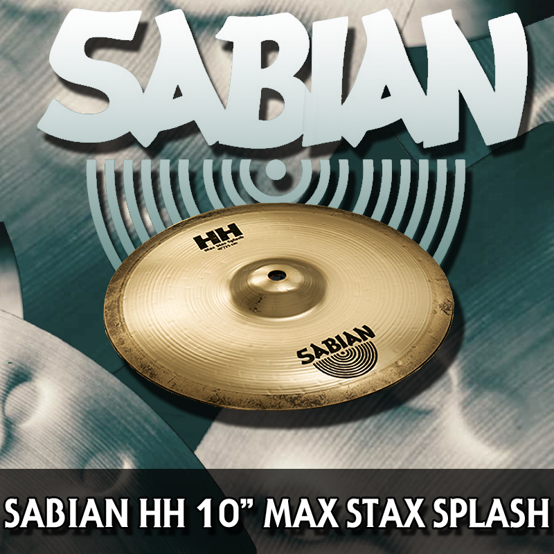 [★드럼채널★] Sabian HH Max Stax 10inch Splash /심벌/사비안